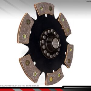 Tarcza sprzęgła ACT 6 PAD RIGID, 92-05 Honda Civic & CRX D-Seria (D16Z6/D16Y7/D16Y8/D15B7/D15B8/D15Z1/D17A1/D17A2)