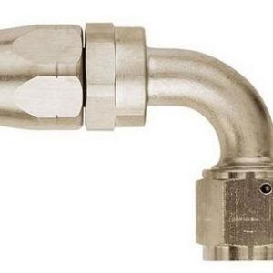 Złączka aluminiowa Aeroquip żeńska 90 stopni -6AN (niklowa)