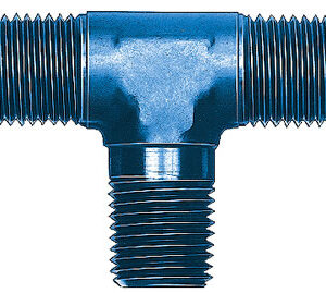 Trójnik aluminiowy Aeroquip -4AN x -4AN x 1/8NPTF