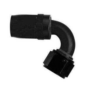 Złączka aluminiowa Aeroquip żeńska 120 stopni -6AN (czarna)