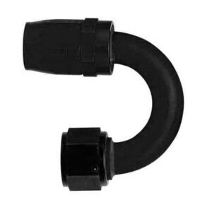 Złączka aluminiowa Aeroquip żeńska 180 stopni -6AN (czarna)