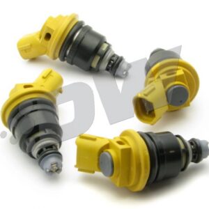 DeatschWerks zestaw 4 wtryskiwaczy paliwa 850cc/min Side Feed, Subaru Impreza STI EJ25 04-06 / Legacy GT EJ25 04-06 / Impreza 2.5RS 97-98