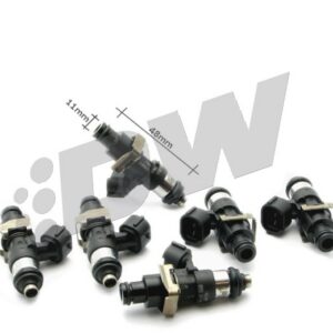 DeatschWerks zestaw 8 wtryskiwaczy paliwa 2200cc/min, Bosch EV14 Universalne 48mm / 11mm o-ring
