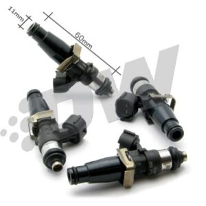 DeatschWerks zestaw 4 wtryskiwaczy paliwa 2200cc/min, Bosch EV14 Universalne 60mm / 11mm o-ring