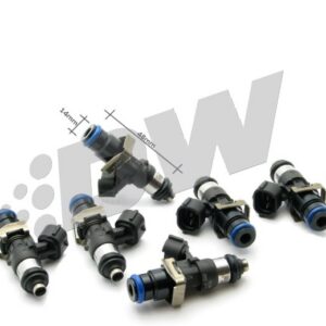 DeatschWerks zestaw 8 wtryskiwaczy paliwa 2200cc/min, Bosch EV14 Universalne 48mm / 14mm o-ring