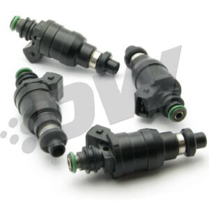 DeatschWerks zestaw 4 wtryskiwaczy paliwa 1000cc/min, Mitsubishi Lancer EVO 3/4/5/6/7/8/9, Eclipse 4G63T 95-99 (niskoomowe)