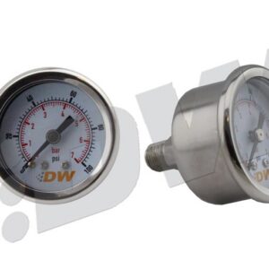 Wskaźnik ciśnienia Paliwa DeatschWerks 0-100psi, 1/8 NPT
