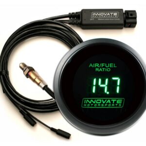 Zestaw LC-2 z wskaźnikiem DB Green, Innovate - Zielone podświetlanie, sonda szerokopasomowa AFR