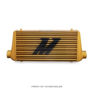 Uniwersalny intercooler Mishimoto M-Line, 785mm x 299 x 76mm wejścia 3" (76mm) CFM: 1250 złoty