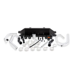 Intercooler z orurowaniem i dolotem powietrza Mishimoto, Subaru Impreza WRX STI 01-07 czarny (front mount)