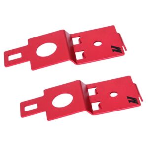 Zestaw uchwytów chłodnicy Mishimoto, Subaru Impreza WRX STI 01-07 czerwony
