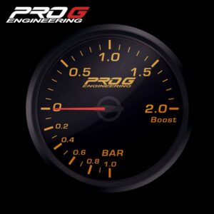 Wskaźnik Pro G Race Series 2 RC, doładowania Boost 2 Bar AMBER YELLOW 60mm