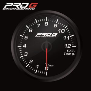 Wskaźnik Pro G Race Series RC, temperatury spalin EGT °C WHITE 60mm