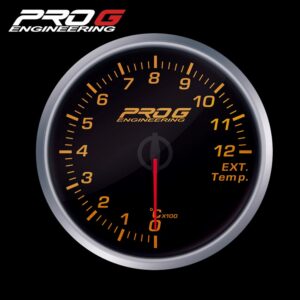 Wskaźnik Pro G Race Series 2 RS, temperatury spalin EGT °C AMBER YELLOW 60mm