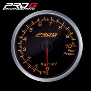 Wskaźnik Pro G Race Series 2 RS, ciśnienia paliwa Kg/cm2 AMBER YELLOW 60mm
